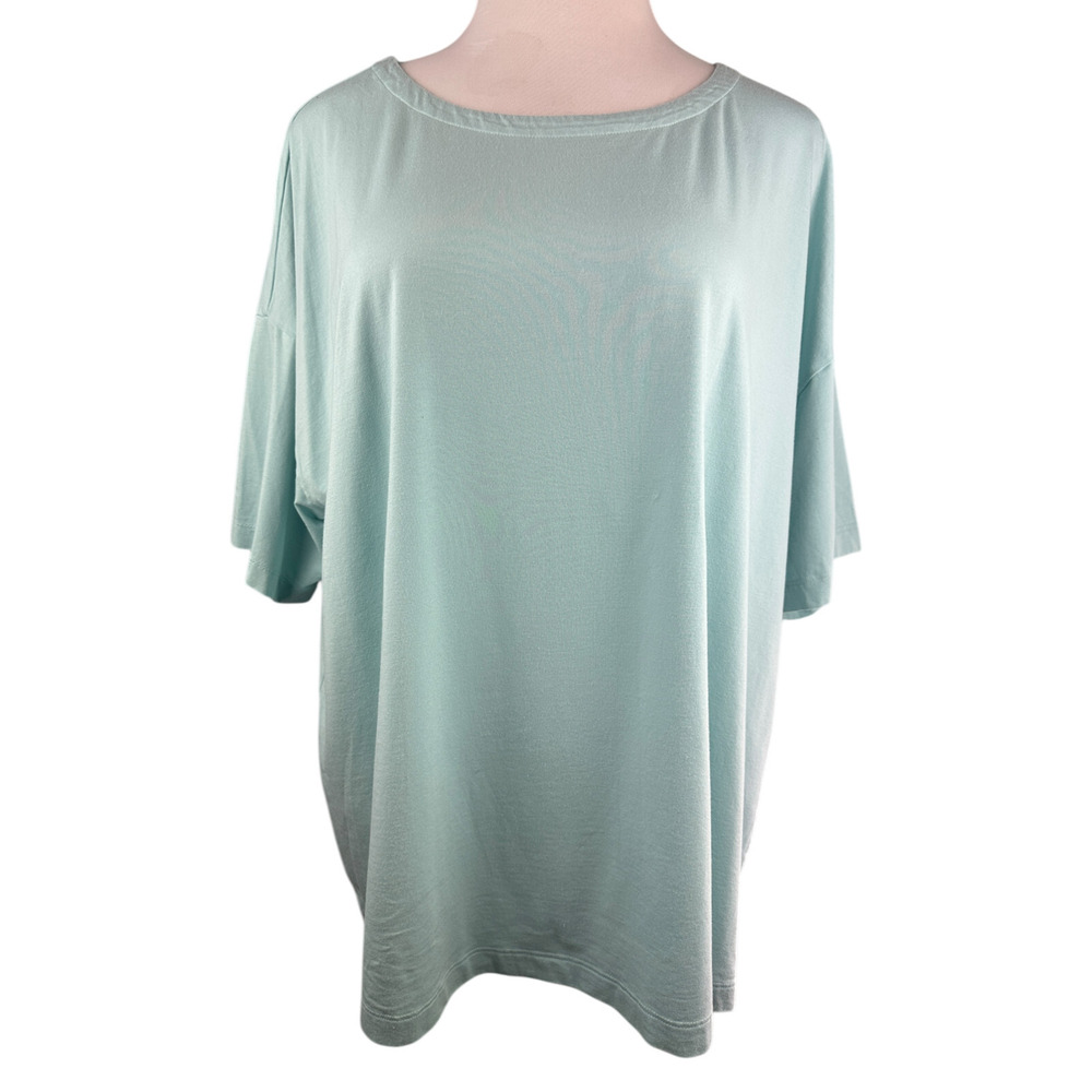✨2/$20 J. Jill Luxe Supima Elbow Sleeve Tee Short Sleeve Top Womens Plus Size 4X - Picture 3 of 12
